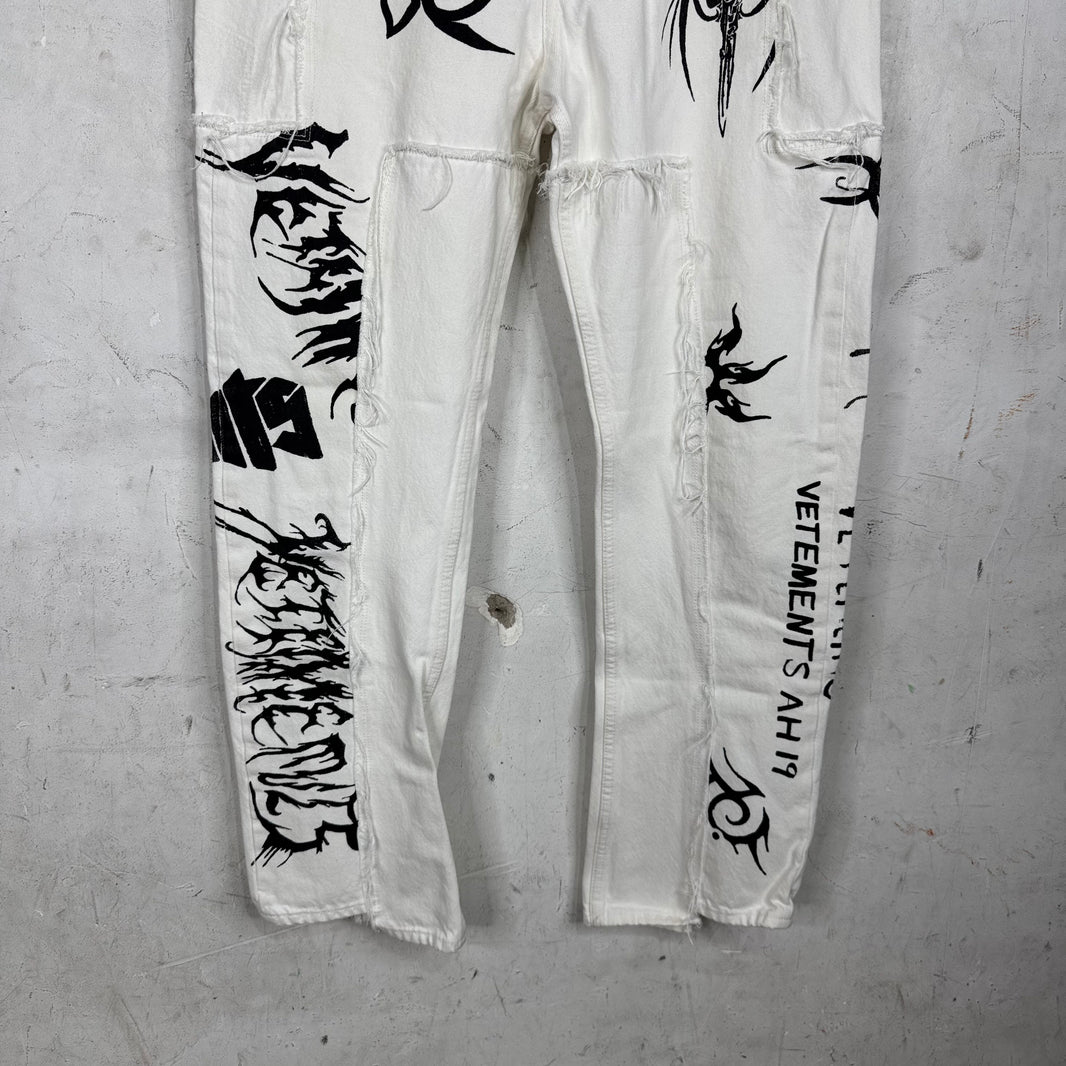Vetements x Levis Rebuilt Tribal Jeans
