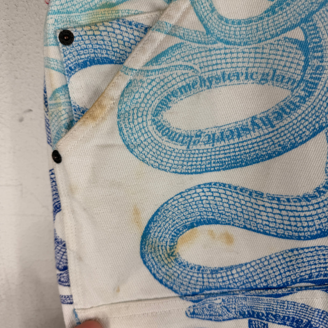 Supreme Hysteric Glamour Snake Carpenter Pants