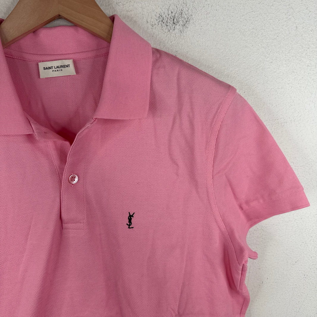 Saint Laurent Pink Polo Shirt