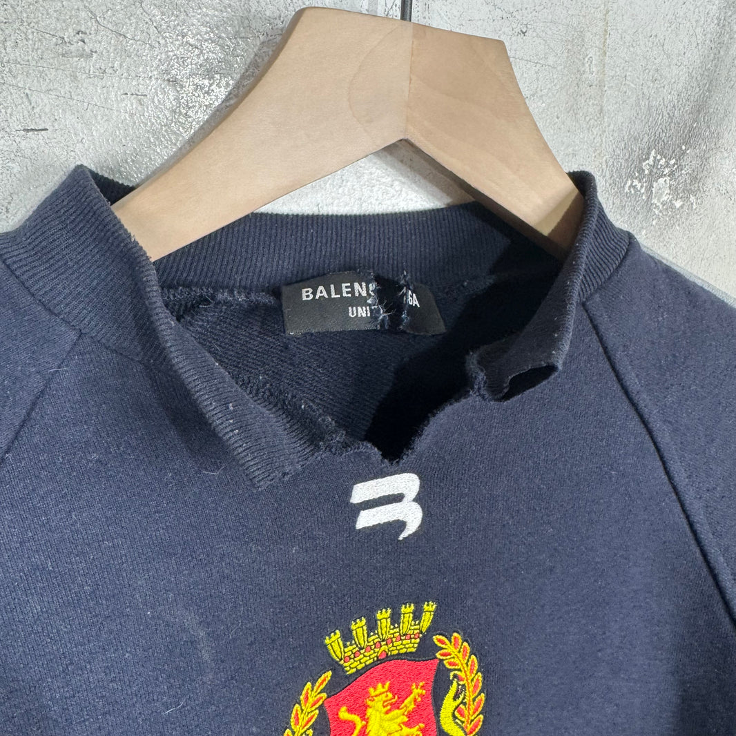 Balenciaga Sporty B Crest Crewneck