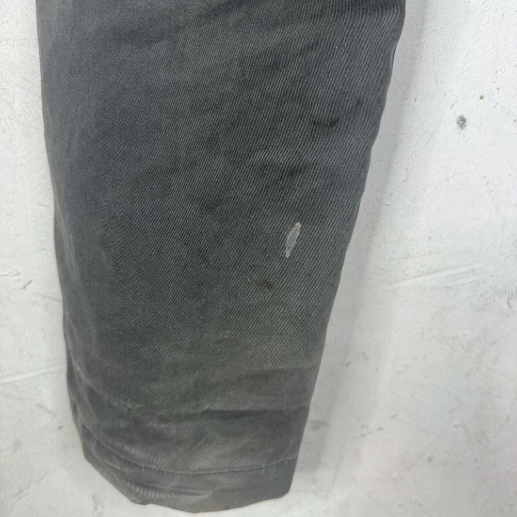 Dries Van Noten Gray Twill Pants