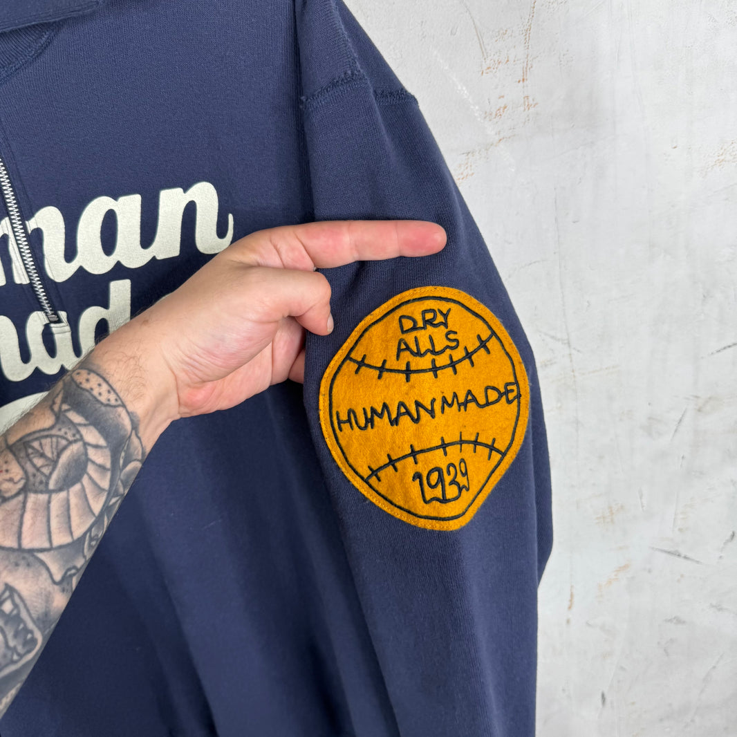 Human Made Script Logo Quarter Zip