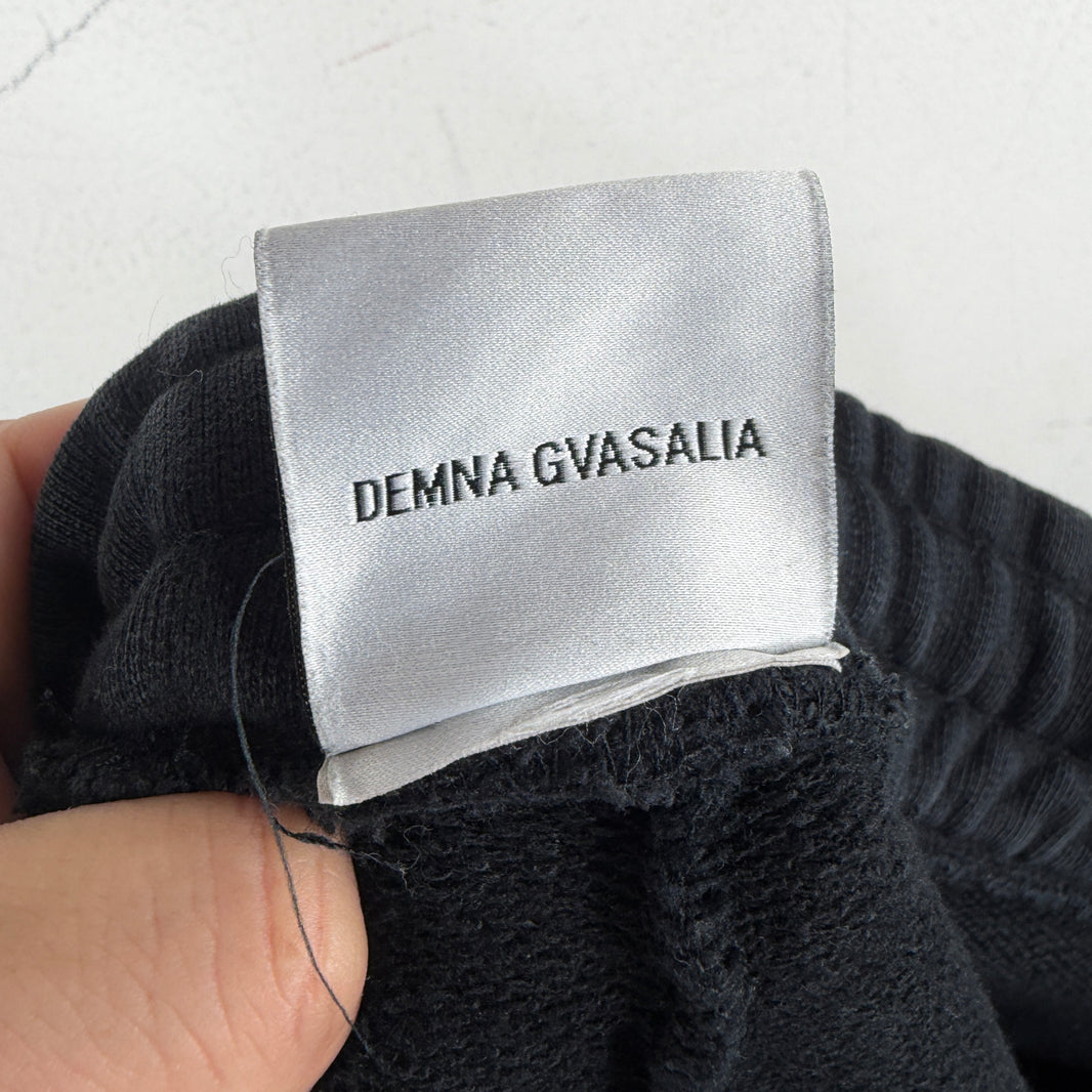 Vetements Champion Logo Black Sweatpants