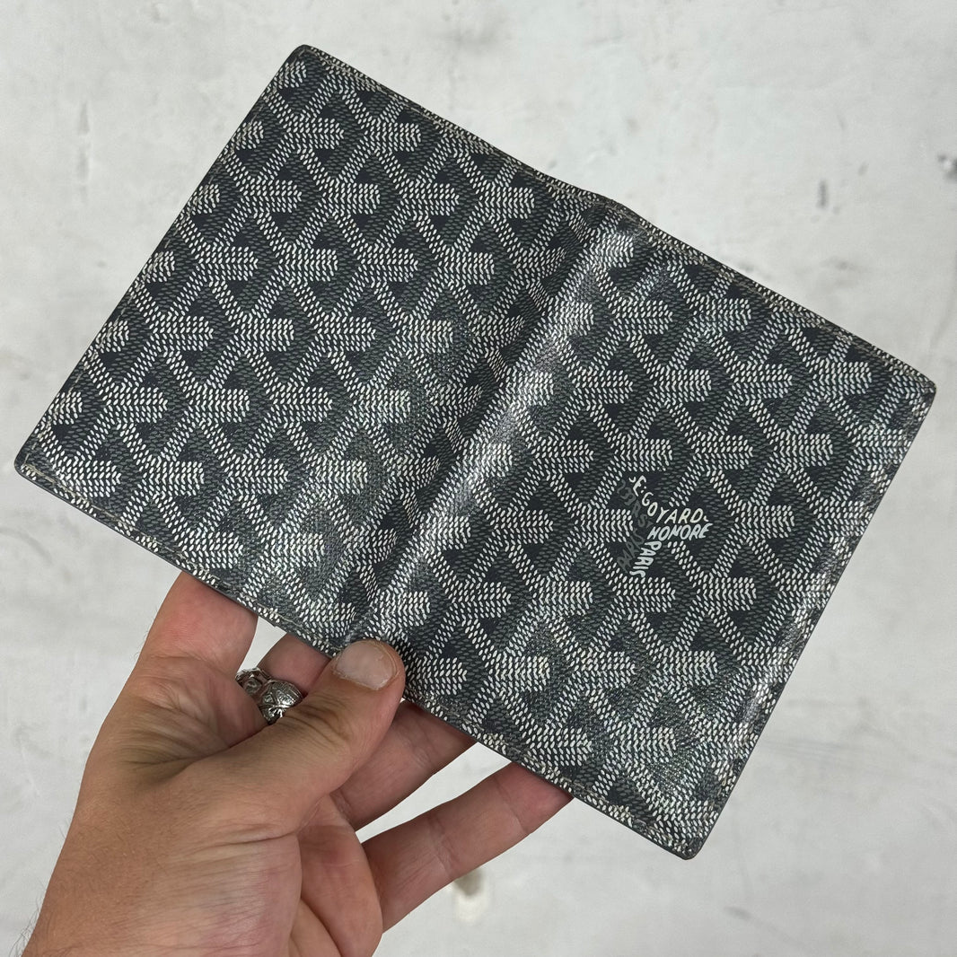 Goyard Grey Passport Holder