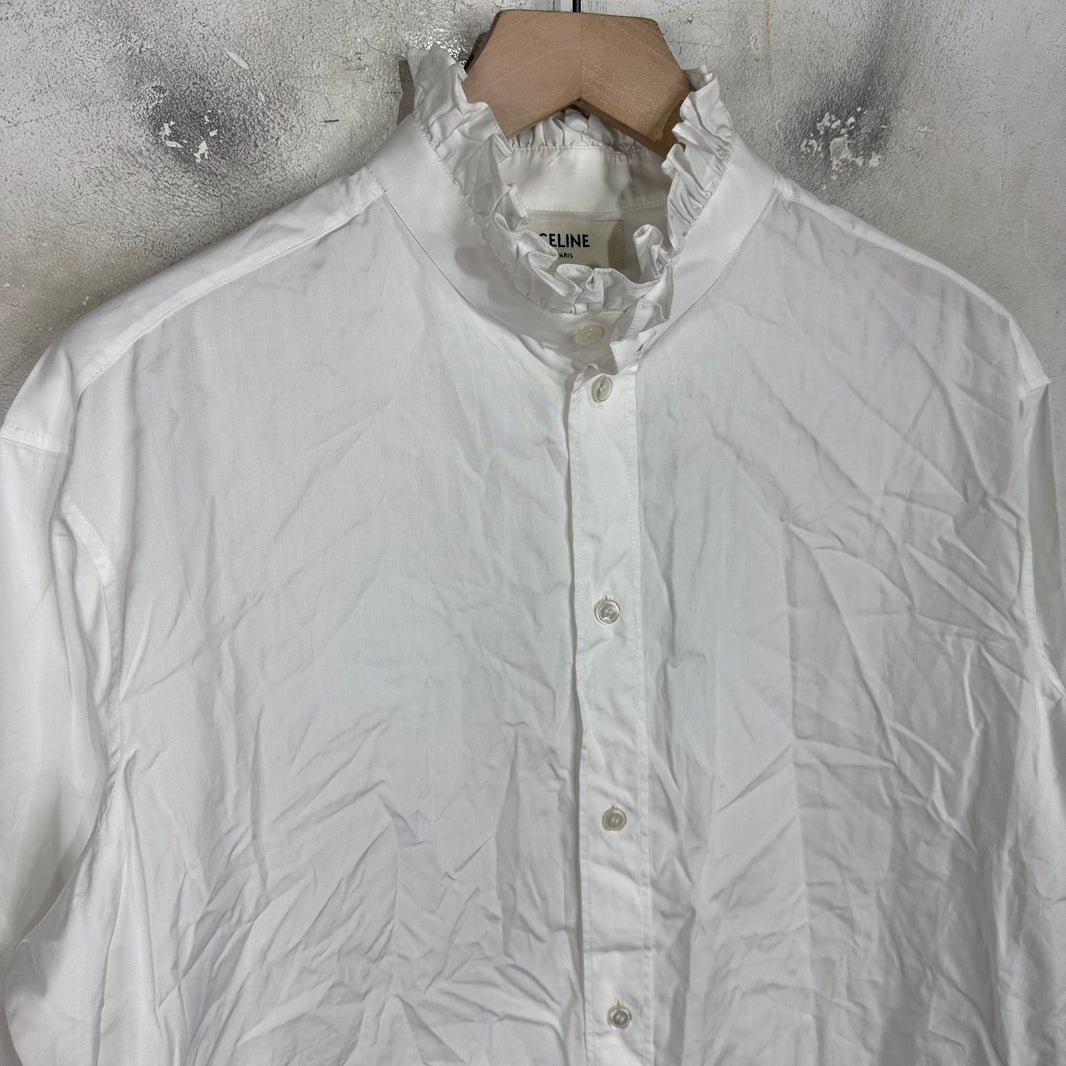 Celine Scruffled Collar Shirt