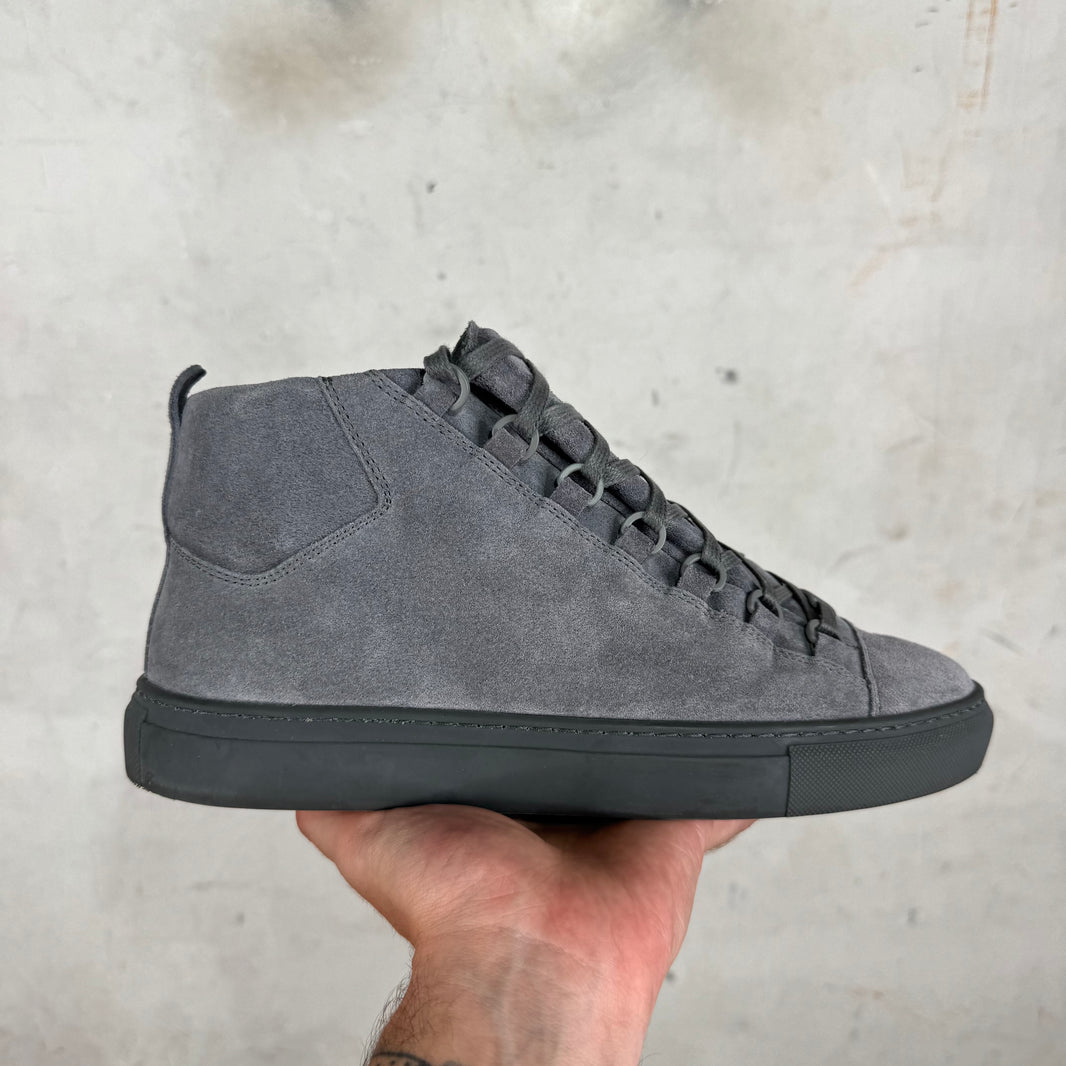 Balenciaga Grey Suede Arena Highs