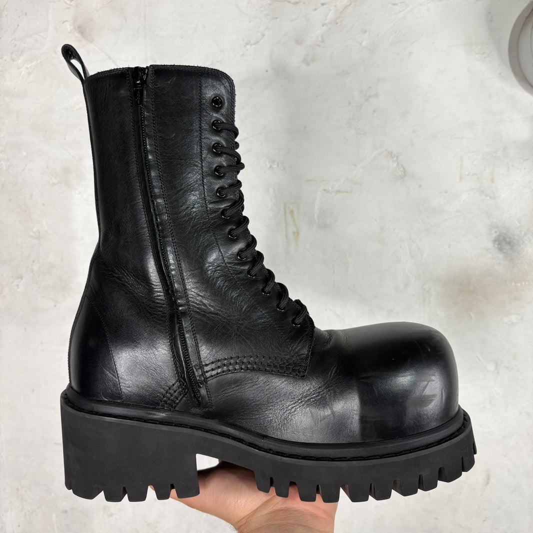 Balenciaga Leather Stomper Boot