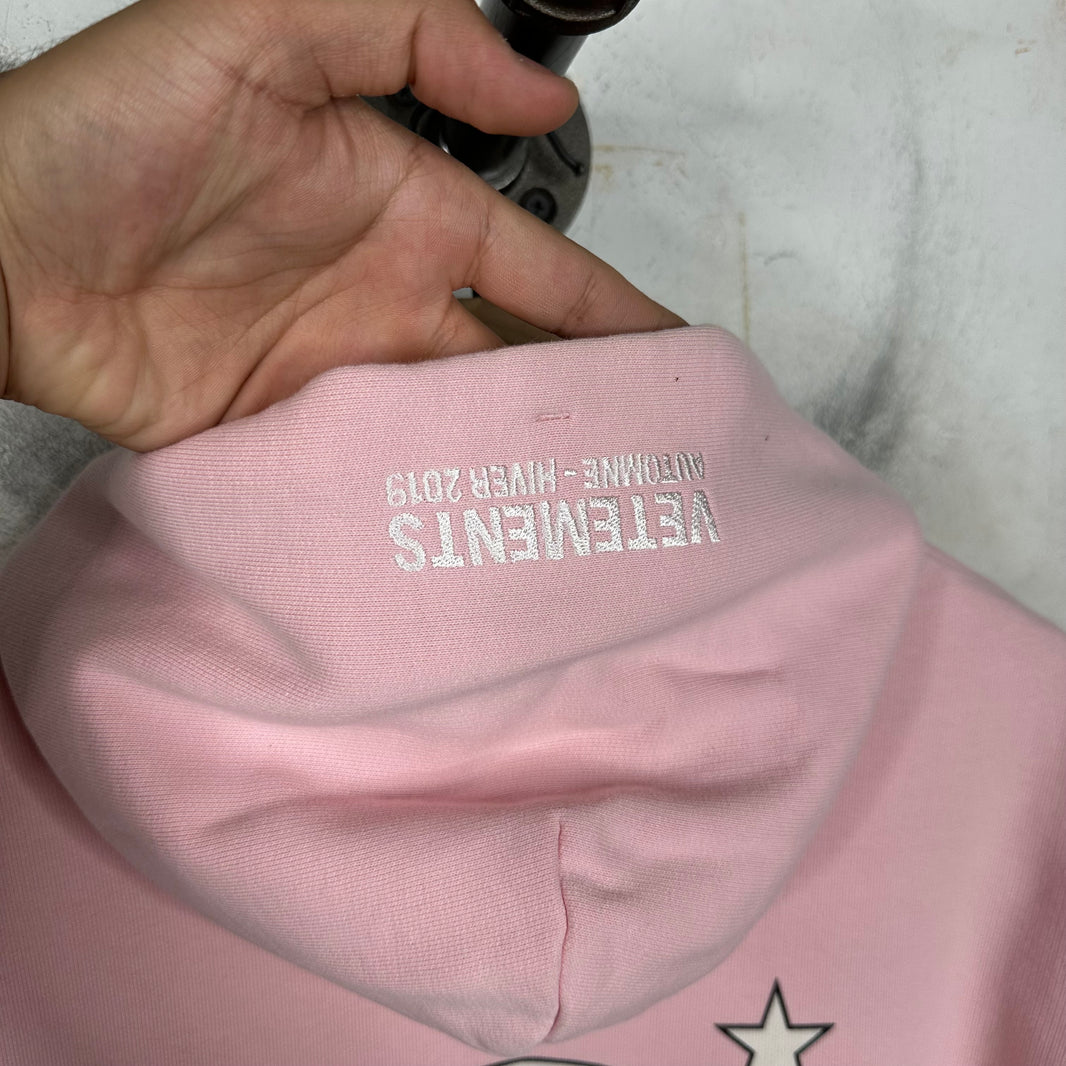 Vetements Pink Unicorn Hoodie