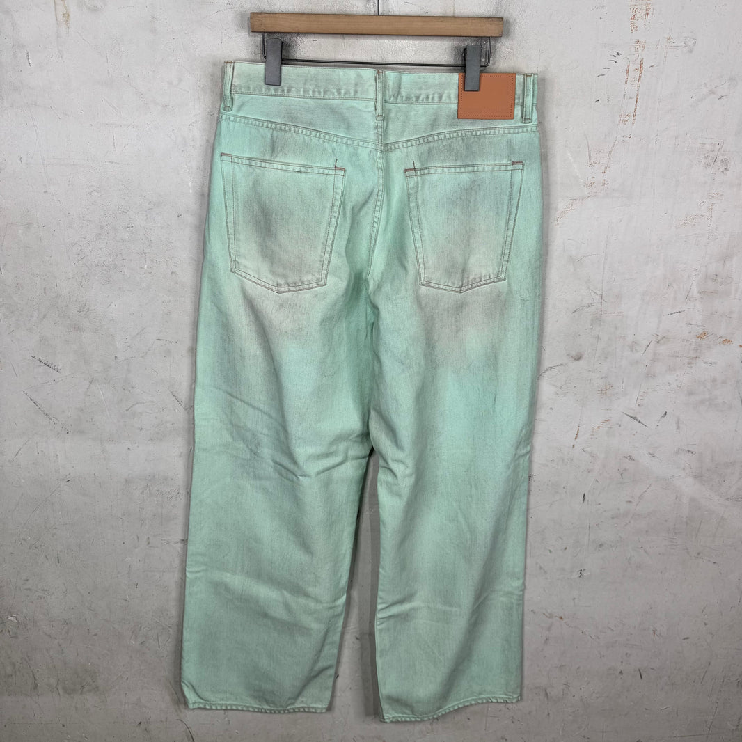 Acne Studios 1981 Mint Glow Jeans
