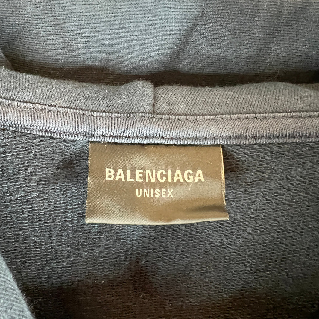 Balenciaga Mud Polo Zip Hoodie