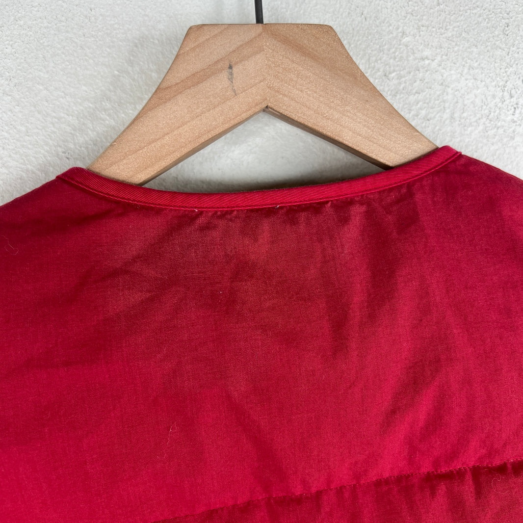Visvim Red Kuba Down Puffer Vest