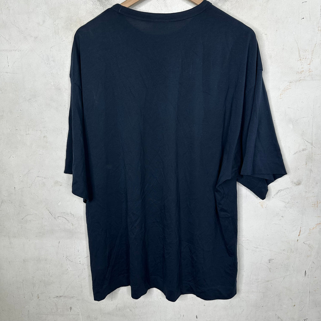 Dries Van Noten Navy Basic T-Shirt