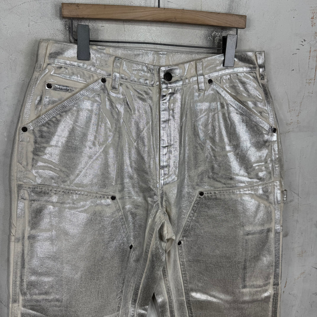 Supreme x MM6 Painted Double Knee Pants