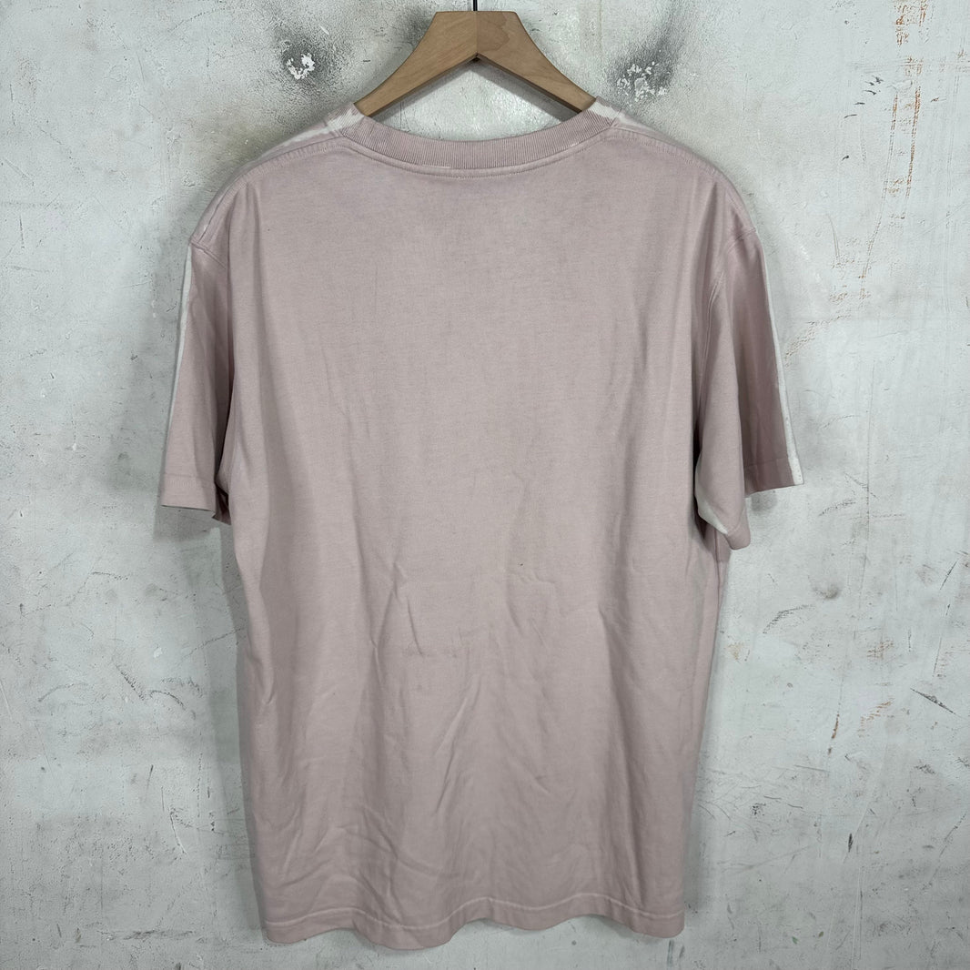 Dior Pink Shawn Stussy Logo T-Shirt