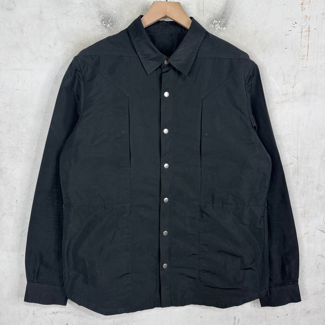Rick Owens Lido Nylon Back Strap Overshirt