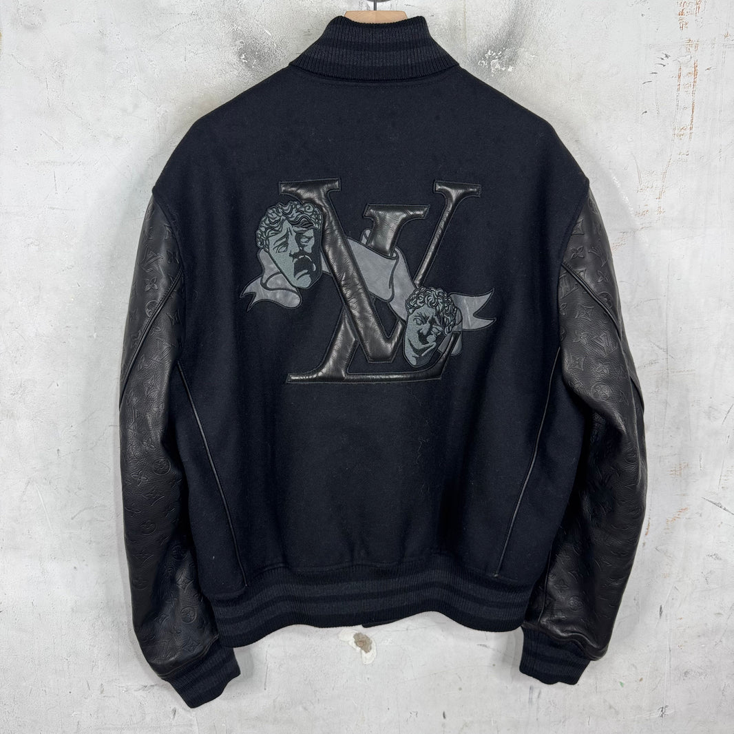 Louis Vuitton Wool Leather Monogram Mask Varsity