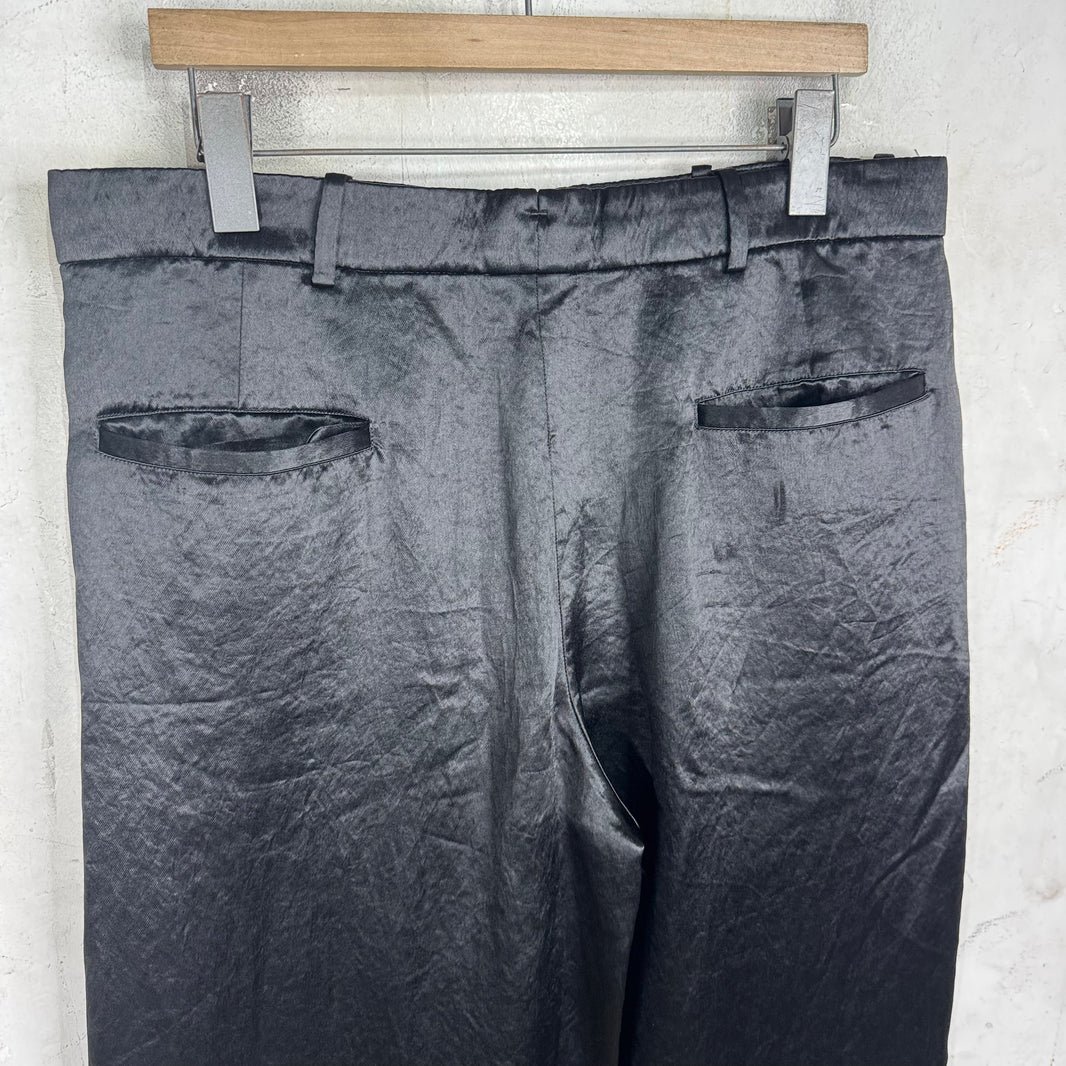 Ann Demeulemeester Acetate Wide Legged Trousers