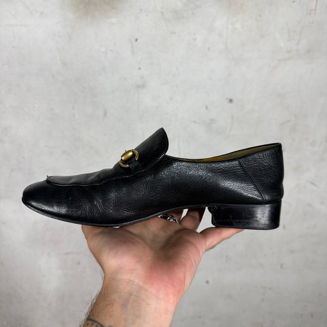 Gucci Heeled Horsebit Loafer