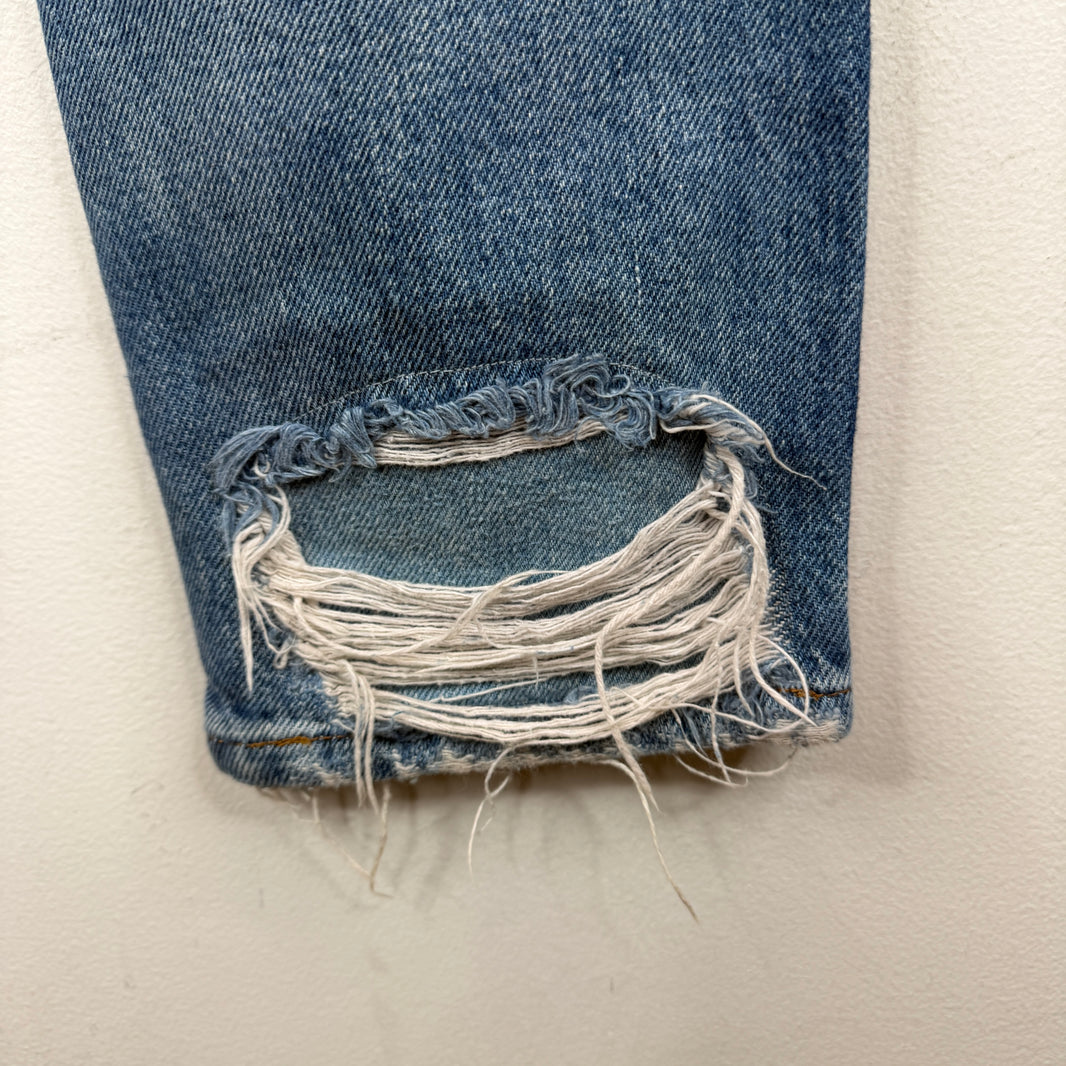 Gucci Embroidered Bird Jeans