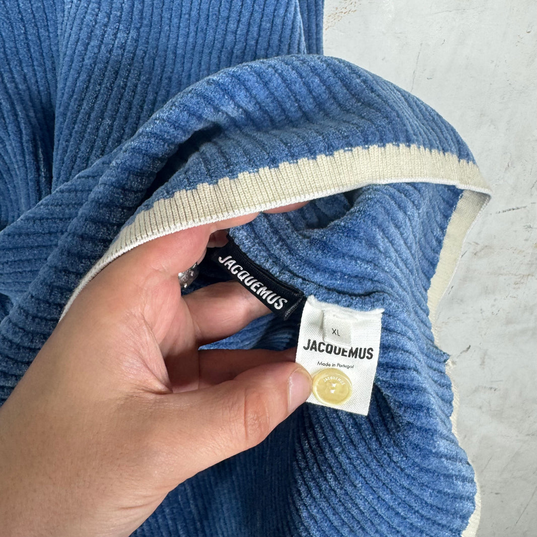 Jacquemus Heavy Ribbed LS Polo