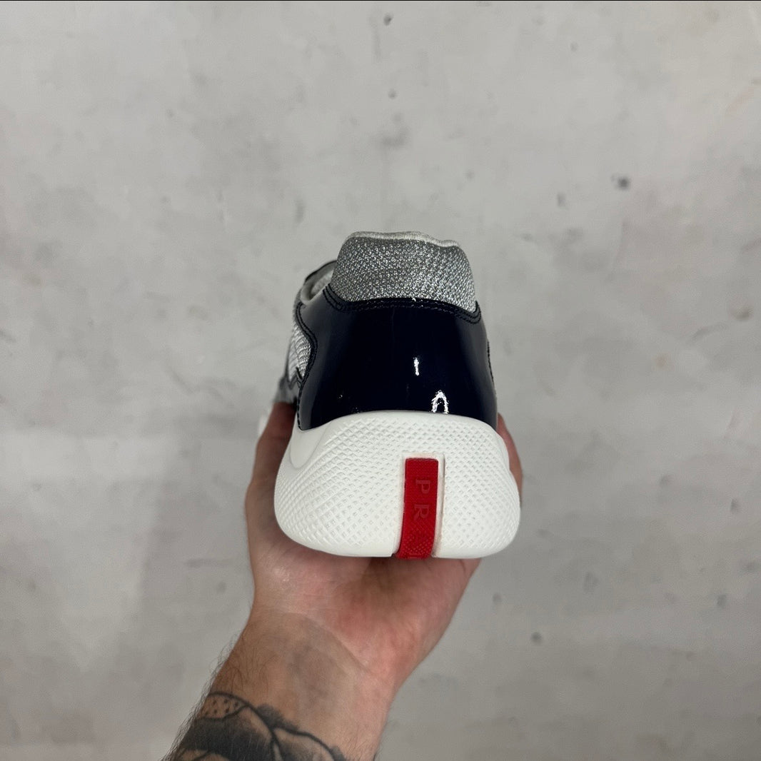 Prada Navy Patent Americas Cup