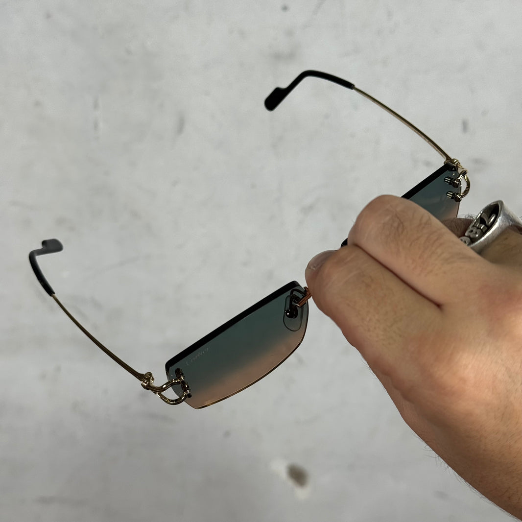 Cartier CT0550S Gold Wire Sunglasses