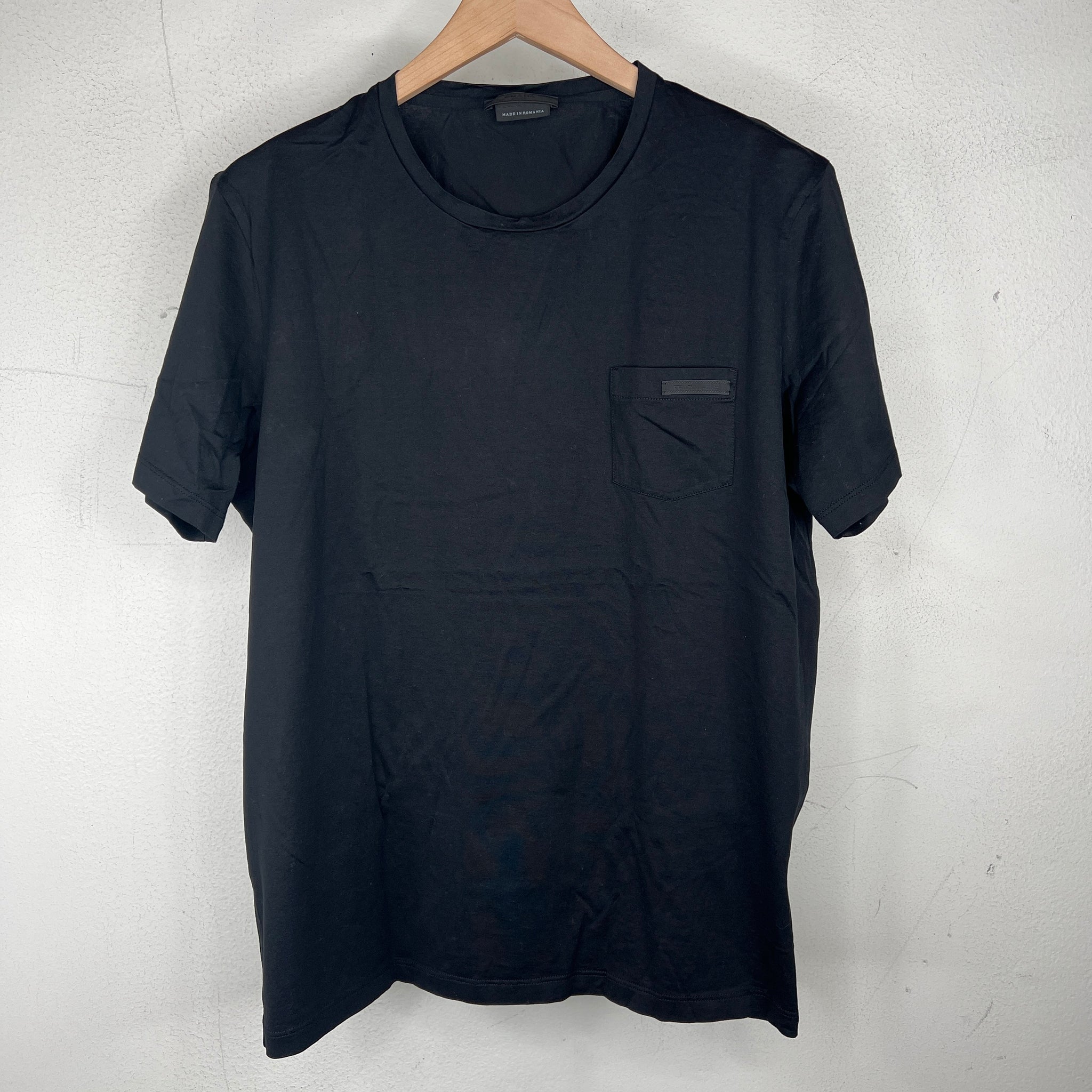 Prada Basic Black Pocket T-Shirt