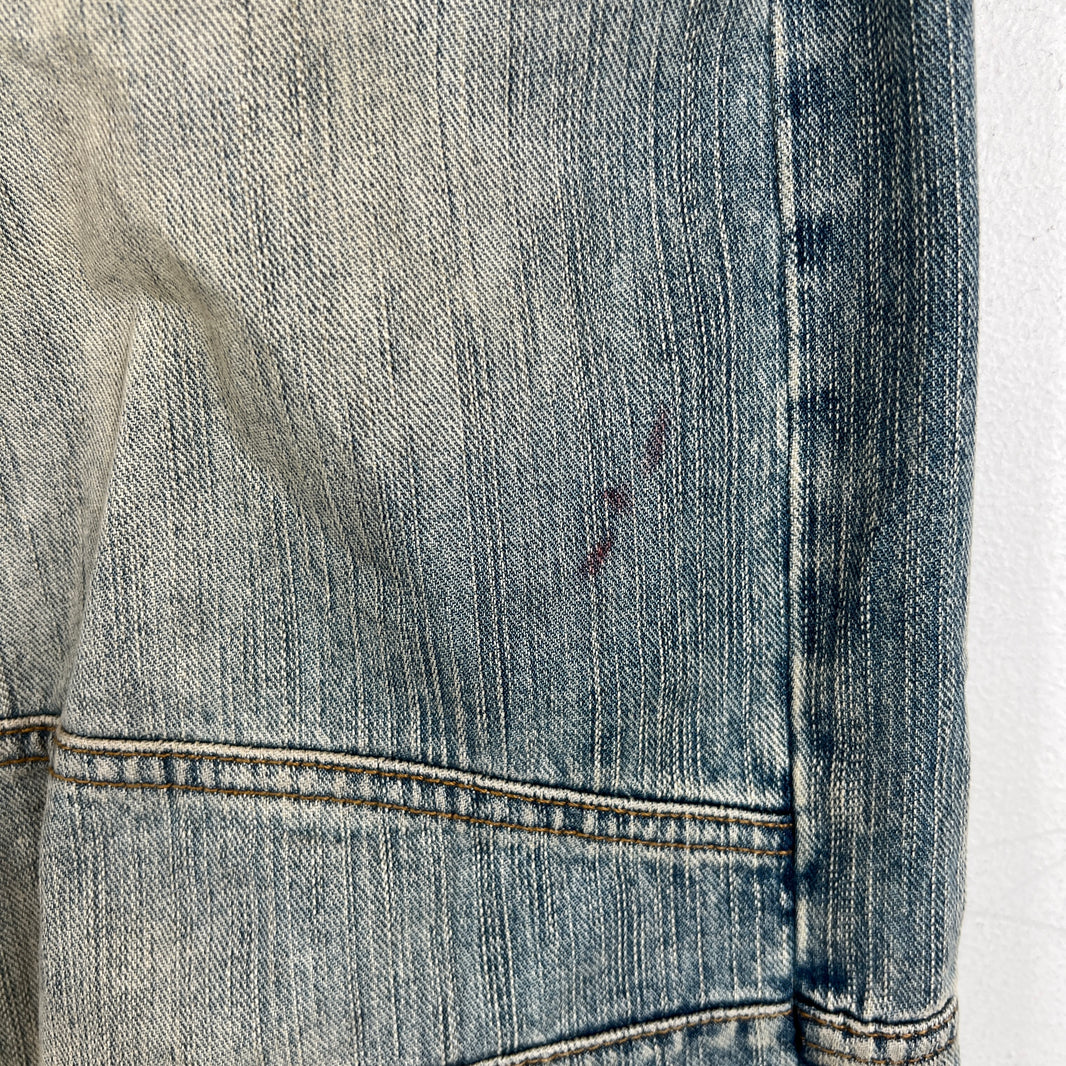 Balenciaga Paneled Drawstring Baggy Denim Jeans