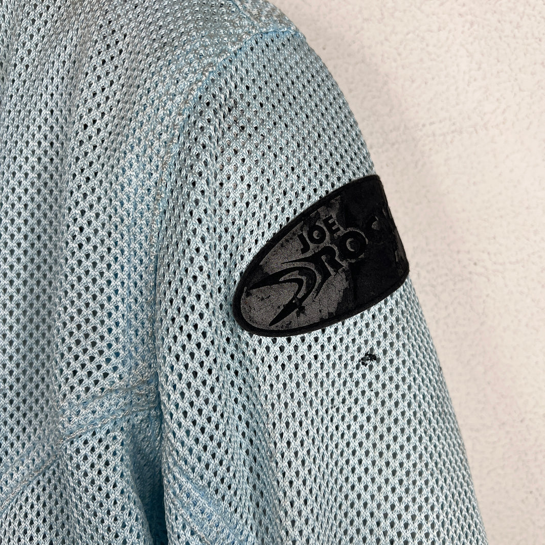Vintage Joe Rocket Baby Blue Moto Padded Mesh Jacket