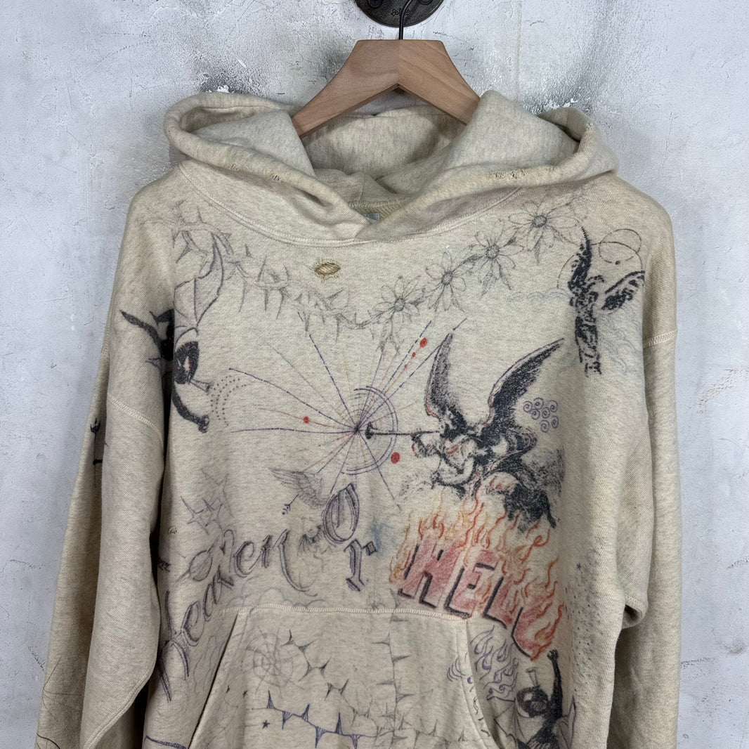 Saint Michael Dr Woo Grafitti Hoodie