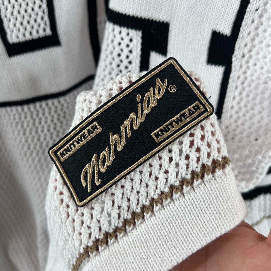 Nahmias White Knit Jersey
