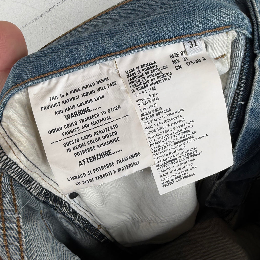 Prada Skinny Light Wash Tight Fit Jeans