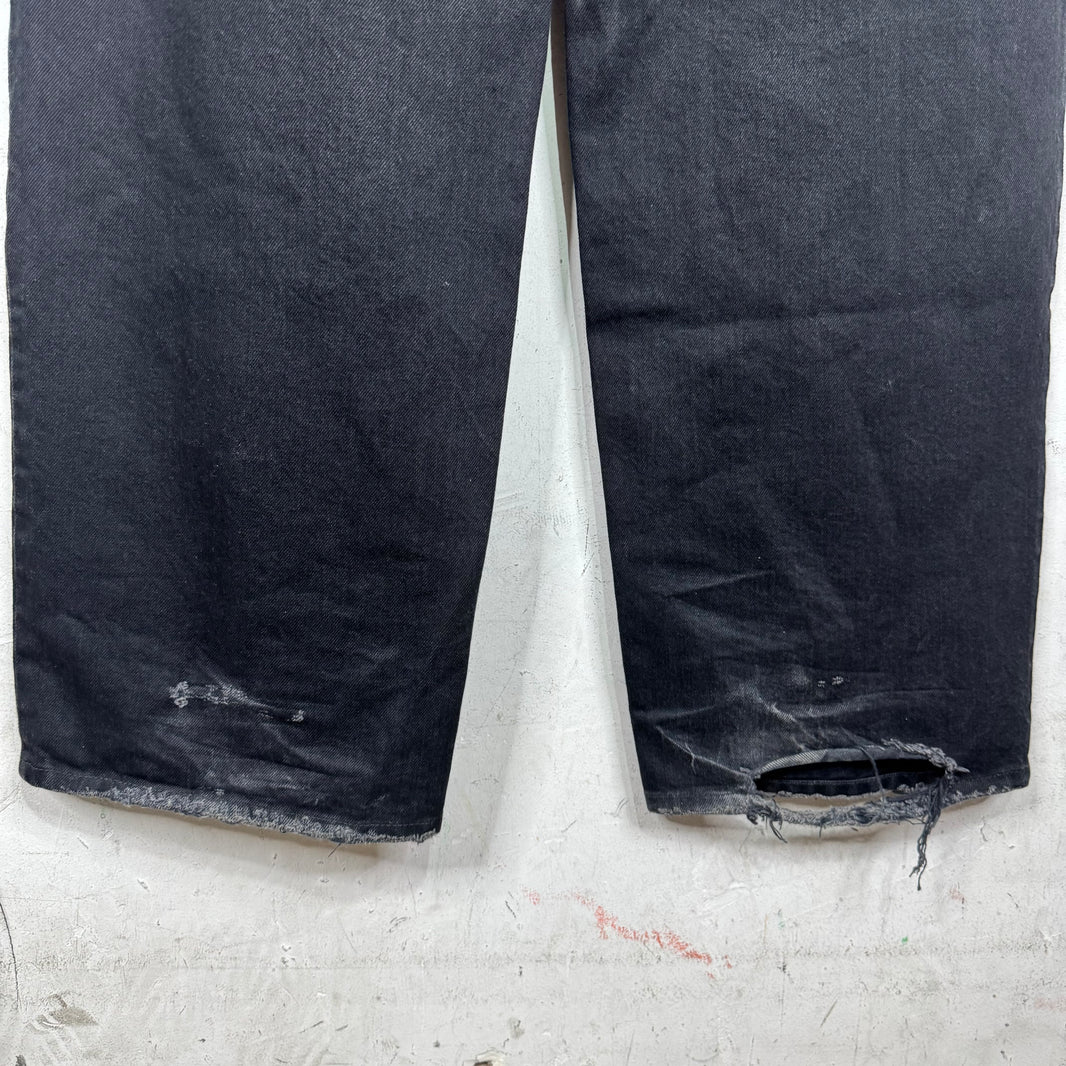 Balenciaga Black Baggy Skater Jeans