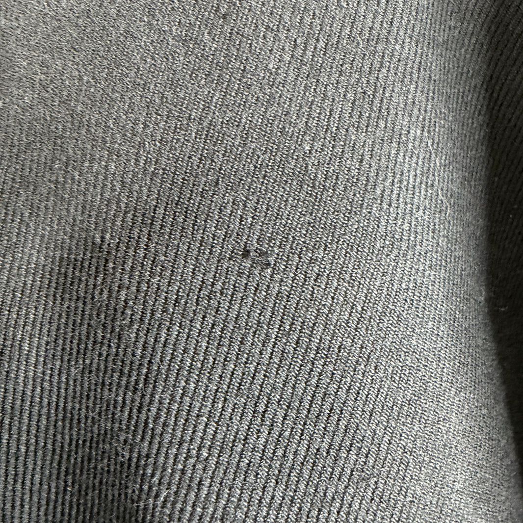 Vetements Wool Shoulder Zipper Double Breasted Trench Coat