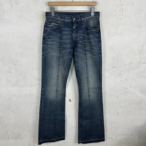 Margiela MM6 Distressed Bootcut Jeans