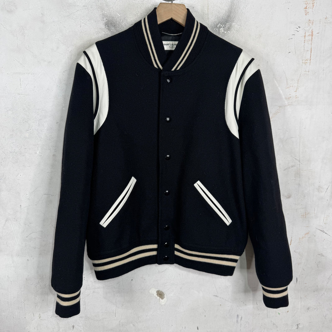 Saint Laurent Oreo Teddy Jacket