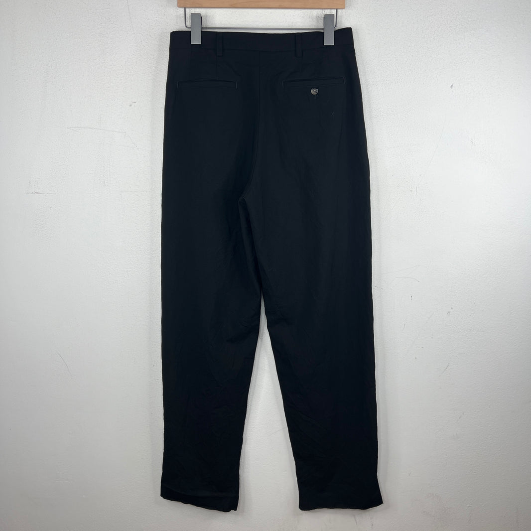 Marni Black Wool Tapered Trousers