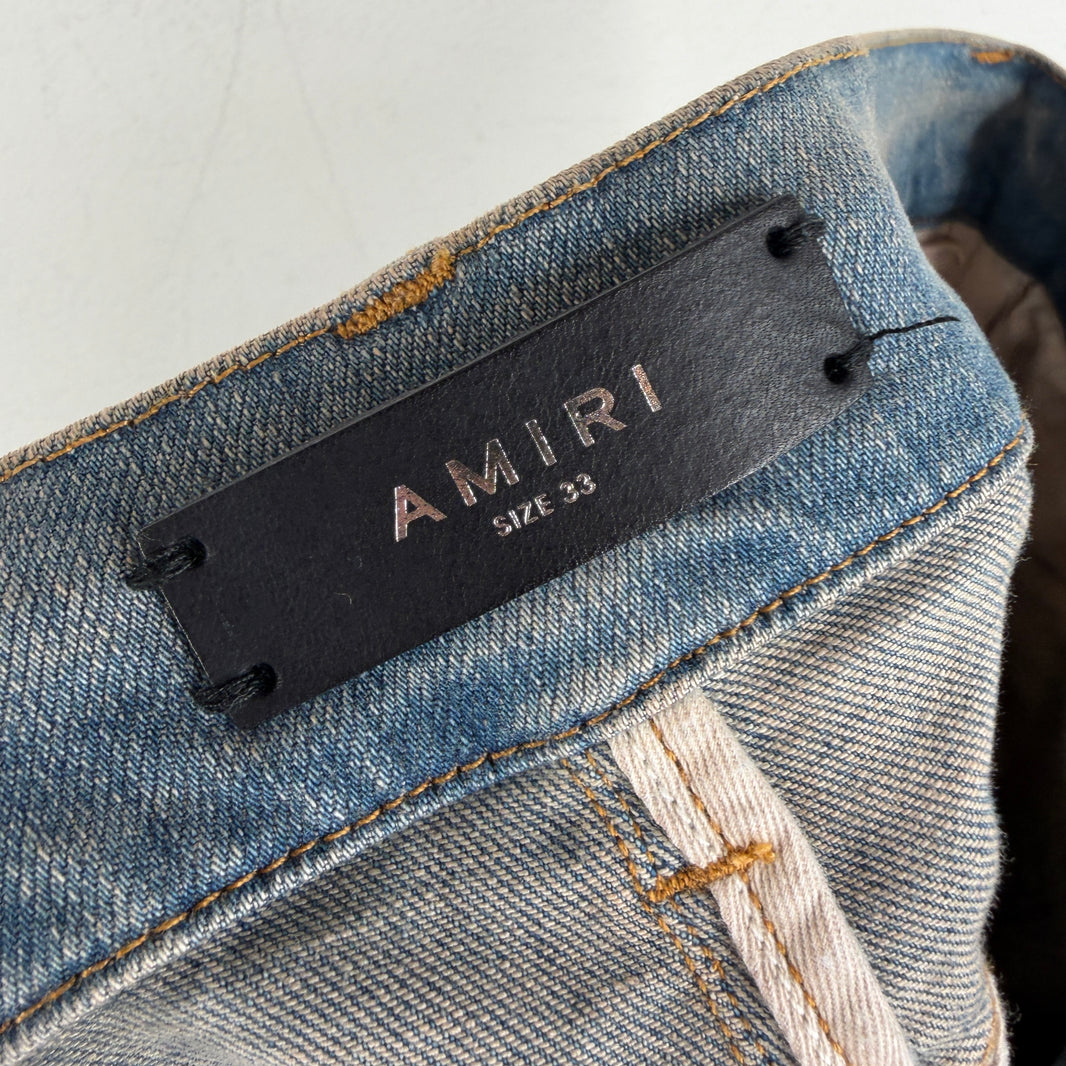 Amiri Light Wash Blue Skinny Jeans