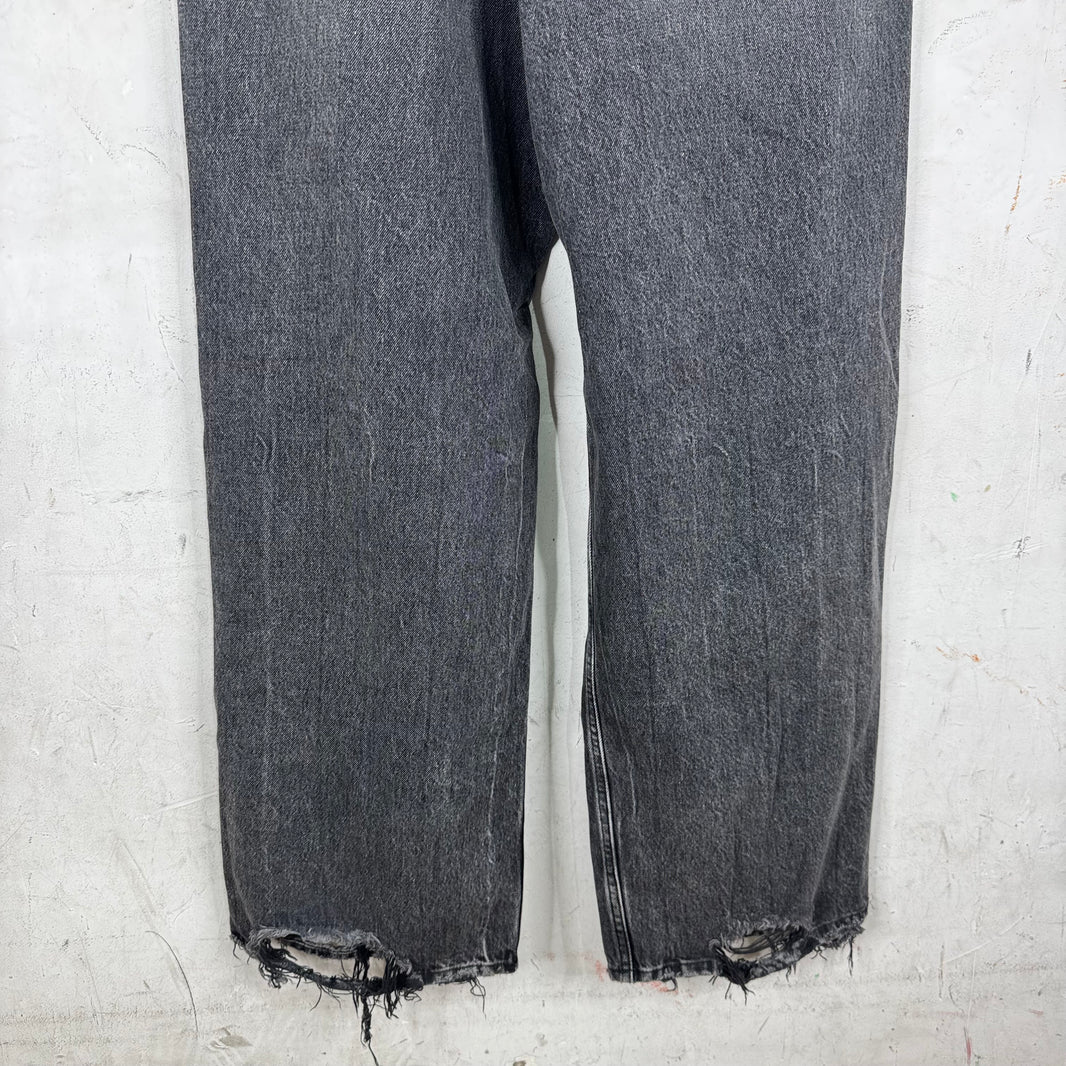 Balenciaga Cut Up Baggy Jeans
