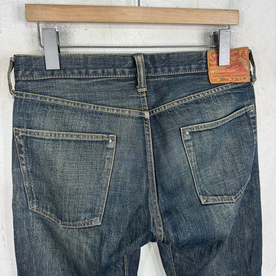 Sugar Cane Faded Selvedge Jeans
