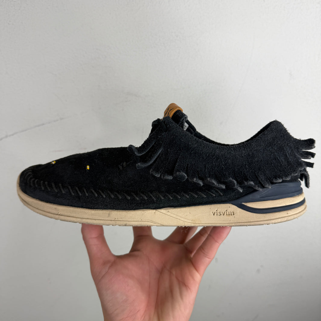 Visvim Navy Suede Maliseet Sneakers