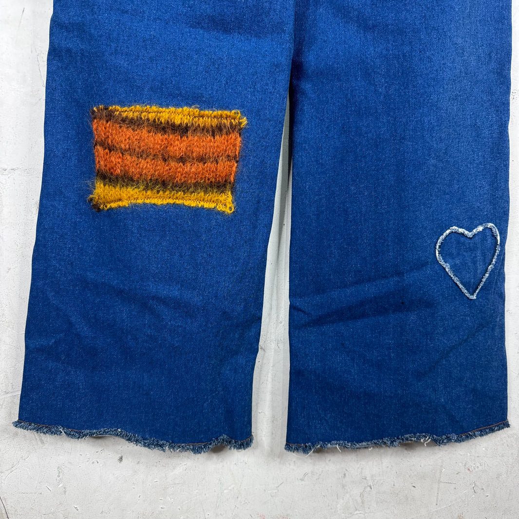 Marni Baggy Patchworked Darkwash Jeans