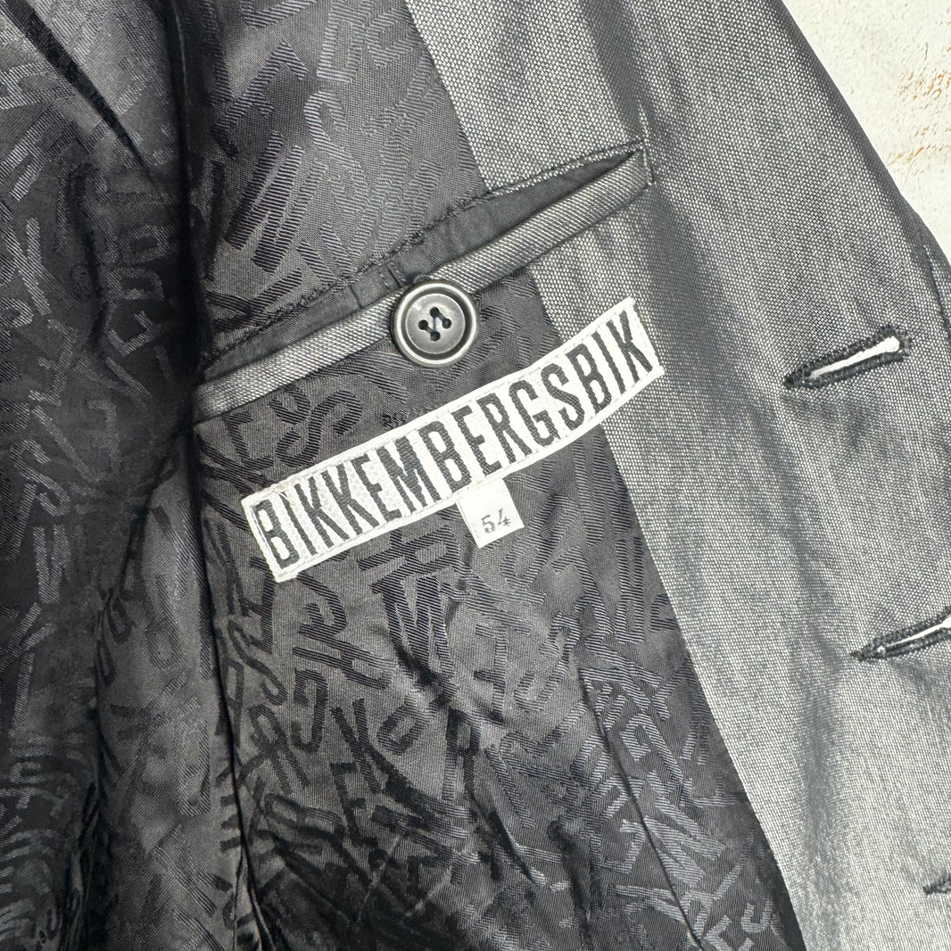 Bikkembergs Shiny Grey Blazer