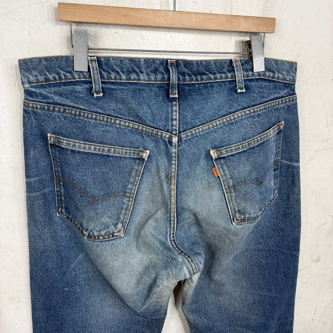 Levi's Straight Fit Orange Tab Jeans