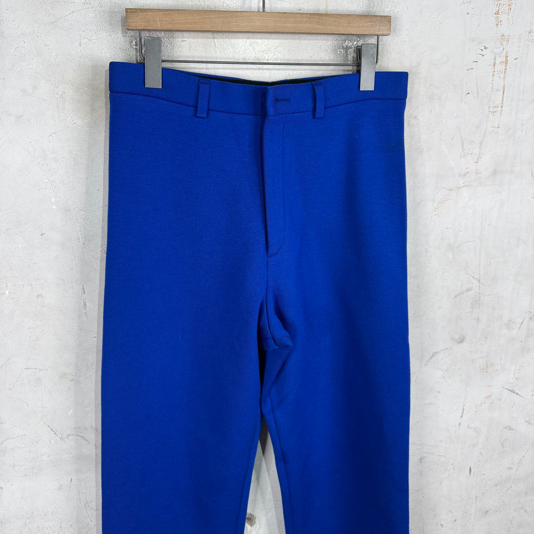 Balenciaga Blue Knitted Trouser