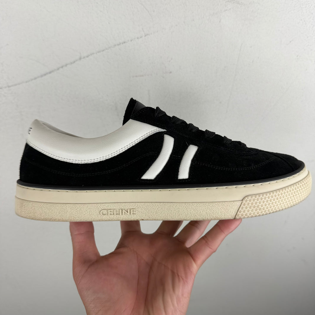 Celine Sunset Low Suede Sneakers