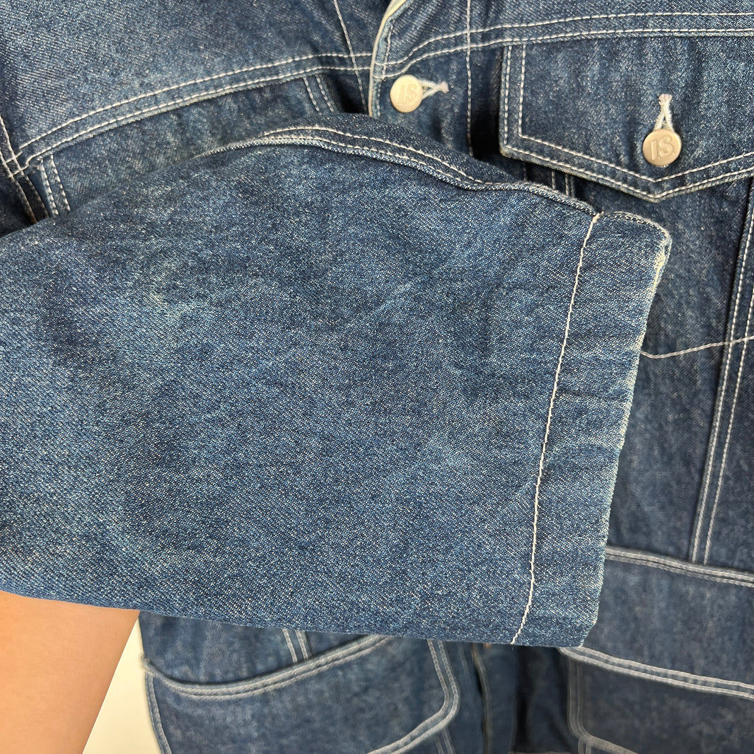 Issey Miyake Alien Hooded Denim Jacket
