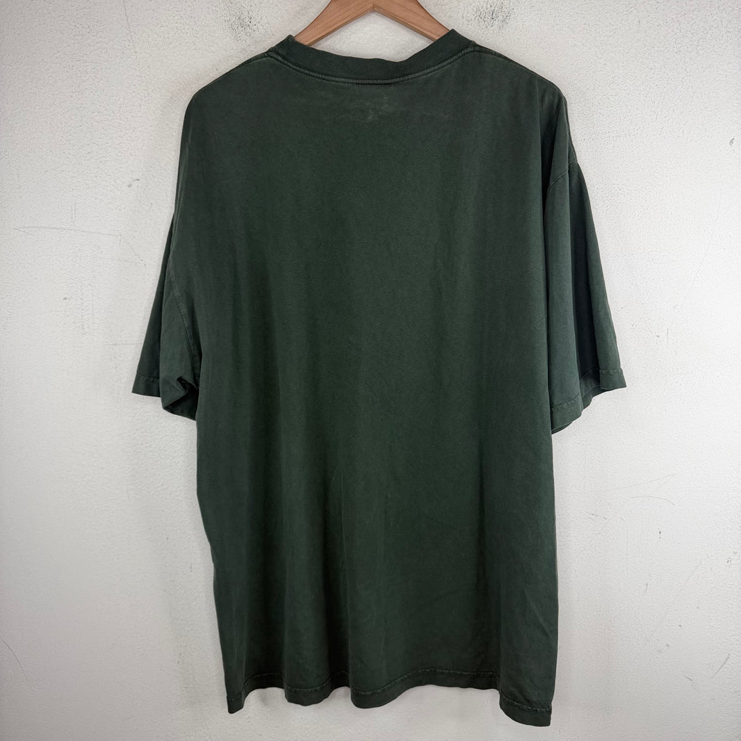 Balenciaga Green Interlock BB Logo T-Shirt