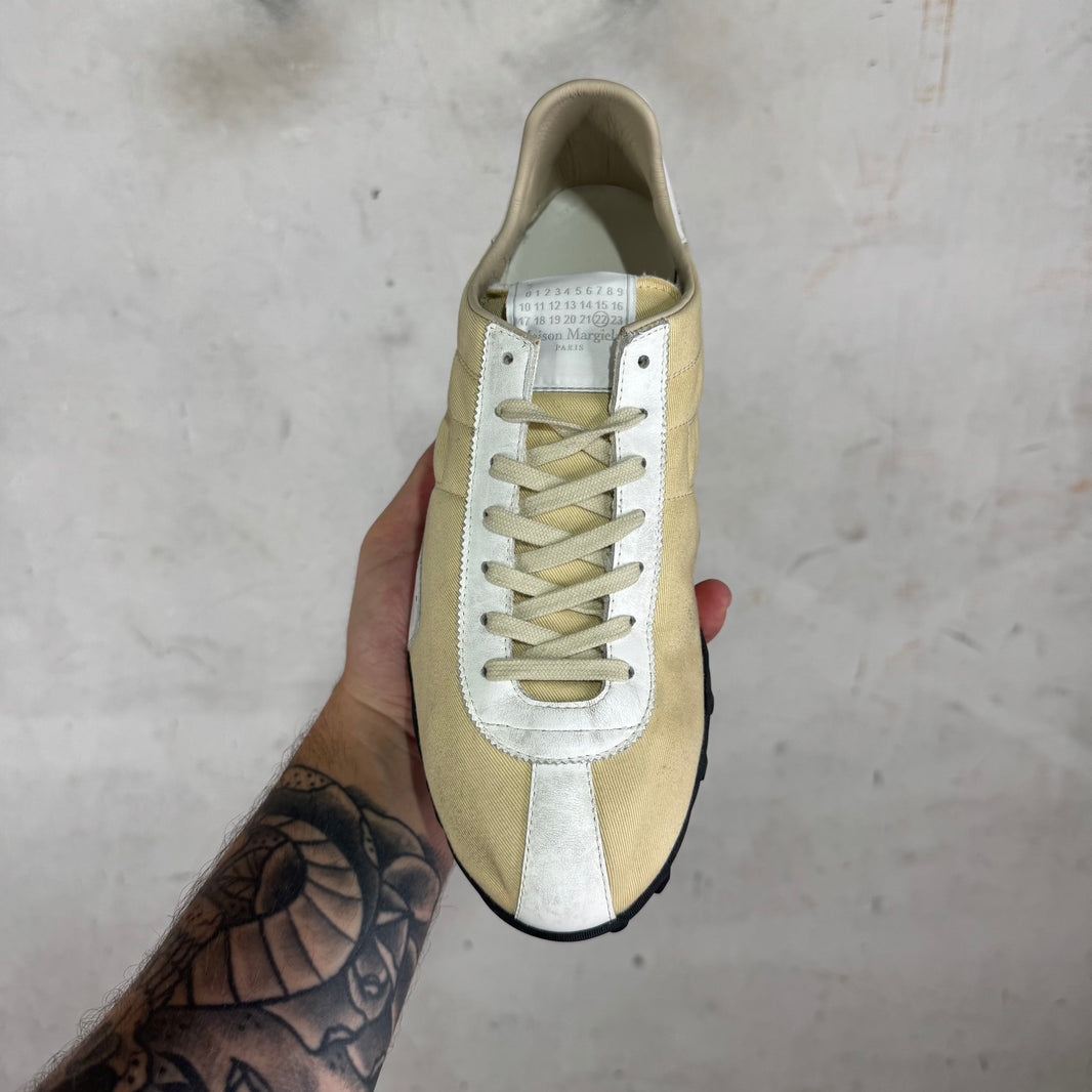 Margiela Cream Sprinter Sneakers
