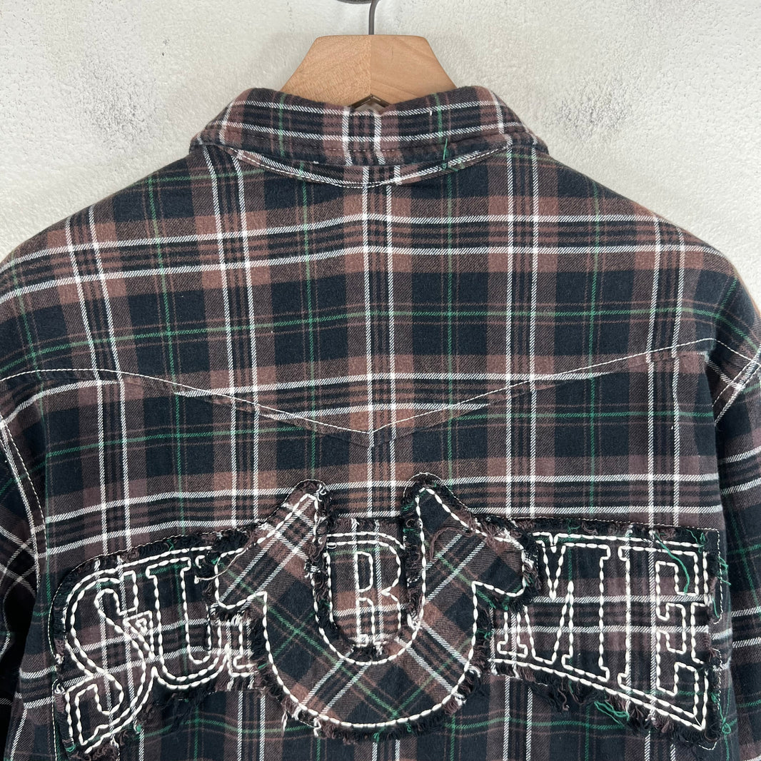 Supreme True Religion Quilted Button Up Shirt